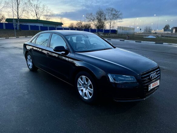 2011 Audi A8 Long III (D4), чёрный, 1800000 рублей - вид 1