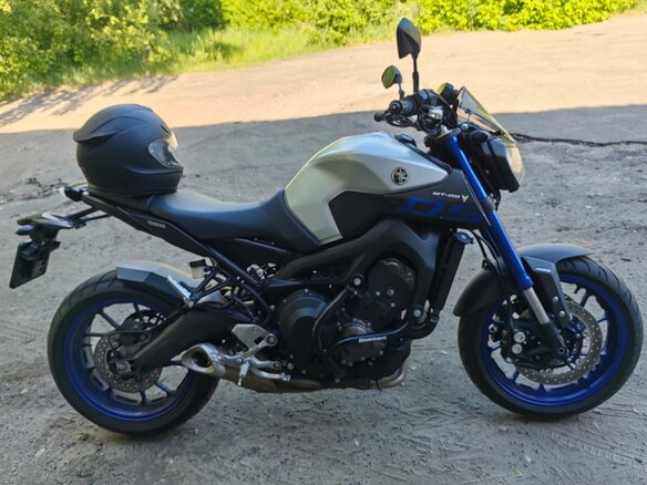 2016 Yamaha MT-09 (FZ-09), синий, 760000 рублей - вид 1