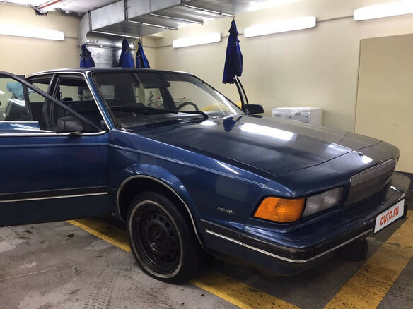 1989 Buick Century V, синий - вид 1