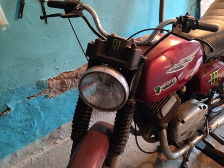 1982 CZ 350, красный, 49000 рублей, вид 2