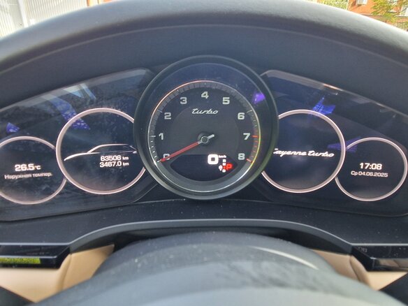 2018 Porsche Cayenne Turbo III, голубой, 9050000 рублей - вид 10