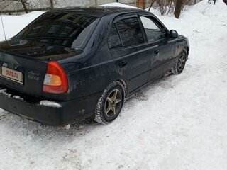2010 Hyundai Accent ТагАЗ II, чёрный, 605000 рублей, вид 4