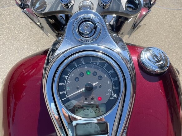 2010 Kawasaki VN1700 Vulcan, красный, 740000 рублей - вид 11