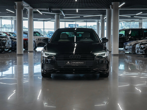 2021 Audi A6 40 TDI V (C8), чёрный - вид 2