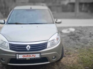 2012 Renault Sandero I, бежевый, 530000 рублей, вид 4