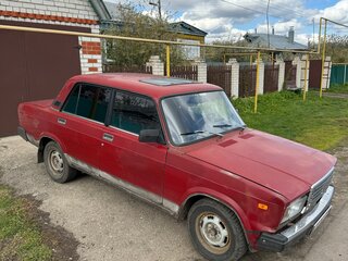 1991 Lada (ВАЗ) 2107, красный, 555000 рублей, вид 1