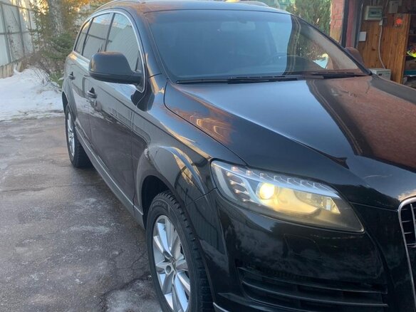 2014 Audi Q7 I (4L) Рестайлинг, чёрный, 2750000 рублей