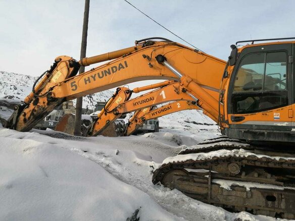 2014 Hyundai R520LC, жёлтый - вид 4