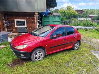 2002 Peugeot 206, красный, 150000 рублей, вид 1