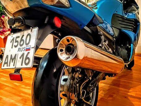 2006 Kawasaki ZZR 1400, синий, 750000 рублей, вид 2