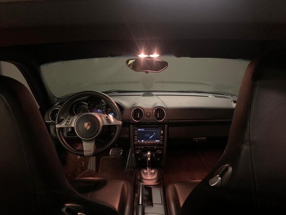 2009 Porsche Cayman I (987) Рестайлинг, чёрный - вид 13