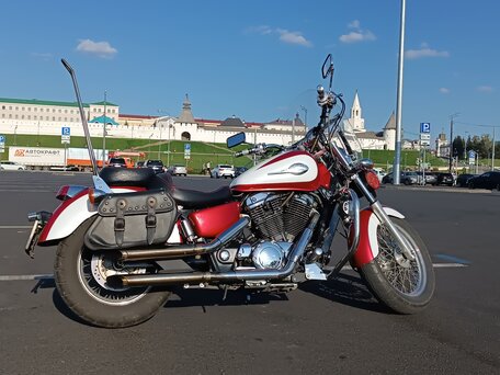 1995 Honda VT 1100, красный, 550000 рублей, вид 3