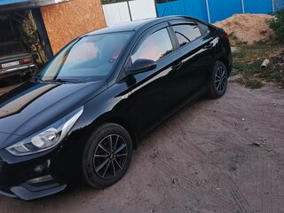 2017 Hyundai Solaris II, чёрный, 1200000 рублей, вид 1