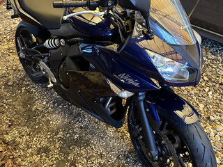 2012 Kawasaki ER-4F (Ninja 400R), синий, 429000 рублей, вид 1