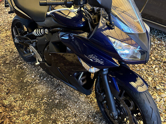 2012 Kawasaki ER-4F (Ninja 400R), синий, 429000 рублей
