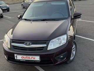 2015 Lada (ВАЗ) Granta I, красный, 590000 рублей, вид 2