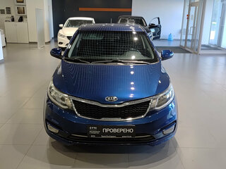 2016 Kia Rio III Рестайлинг, синий, 749000 рублей, вид 2