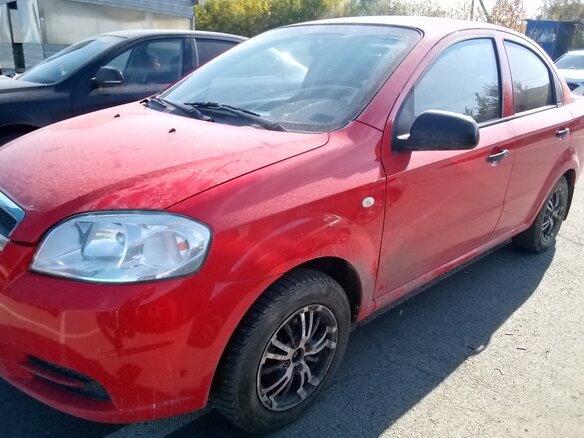 2007 Chevrolet Aveo I Рестайлинг, красный, 400000 рублей - вид 4