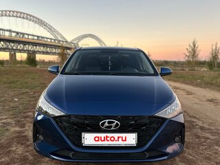 2022 Hyundai Solaris II Рестайлинг, синий, 1399999 рублей, вид 1