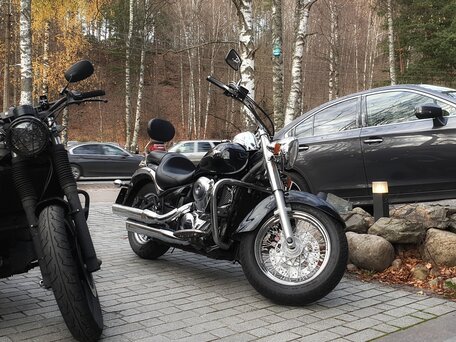 2013 Kawasaki VN900 Vulcan, чёрный, 890000 рублей, вид 1