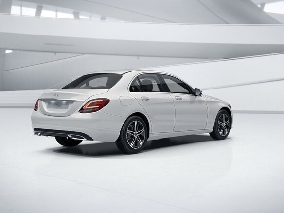 2019 Mercedes-Benz C-Класс 180 IV (W205) Рестайлинг, белый - вид 2