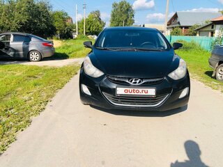 2012 Hyundai Elantra V (MD), чёрный, 900000 рублей, вид 3