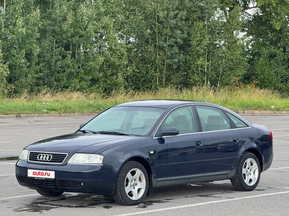 1998 Audi A6 II (C5), синий, 380000 рублей