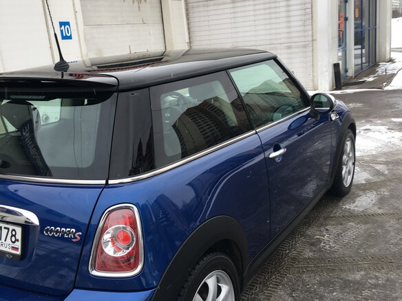 2012 Mini Hatch Cooper S II (R56) Рестайлинг, голубой - вид 1