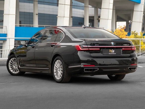 2020 BMW 7 серии Long 730Ld xDrive VI (G11/G12) Рестайлинг, чёрный, 5550000 рублей - вид 6