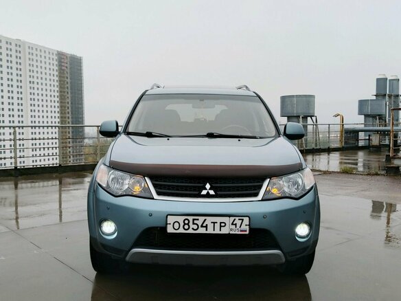 2008 Mitsubishi Outlander II, зелёный, 779000 рублей - вид 2