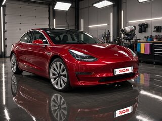 2018 Tesla Model 3 Long Range I, красный, 2490000 рублей, вид 1