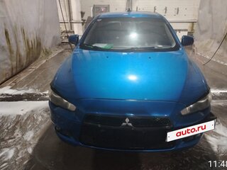 2008 Mitsubishi Lancer X, синий, 750000 рублей, вид 2