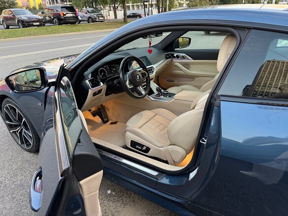 2020 BMW 4 серии 420d xDrive G22, G23, G26, синий - вид 13