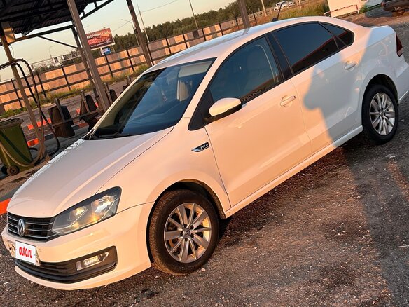 2019 Volkswagen Polo V Рестайлинг, белый - вид 6