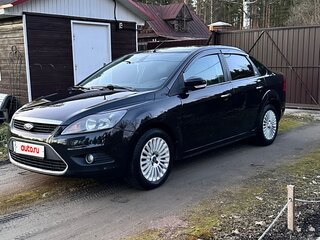 2009 Ford Focus II Рестайлинг, чёрный, 570000 рублей, вид 3