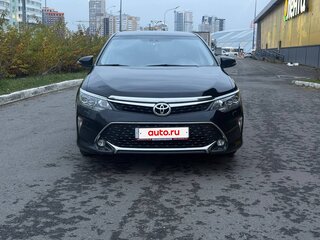 2018 Toyota Camry VII (XV50) Рестайлинг 2, чёрный, 2150000 рублей, вид 4