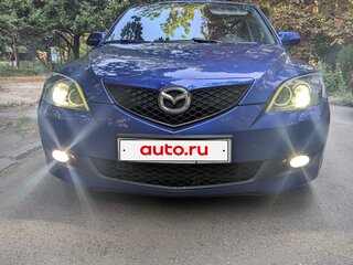 2007 Mazda 3 I (BK) Рестайлинг, синий, 650000 рублей, вид 3