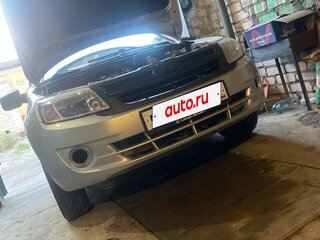 2014 Lada (ВАЗ) Granta I, серебристый, 275000 рублей, вид 5