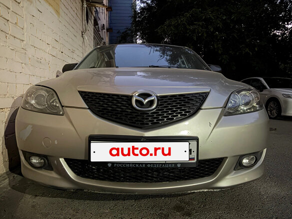 2005 Mazda 3 I (BK), бежевый, 550000 рублей - вид 1