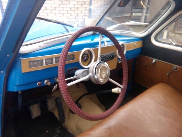 1957 ГАЗ М-20 «Победа», синий, 495000 рублей - вид 8
