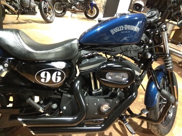 2012 Harley-Davidson Sportster 883, синий - вид 4