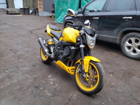 2006 Yamaha FZ1, жёлтый, 450000 рублей, вид 1