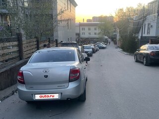 2014 Lada (ВАЗ) Granta I, серебристый, 275000 рублей, вид 3