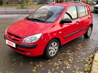 2007 Hyundai Getz I Рестайлинг, красный, 420000 рублей, вид 1