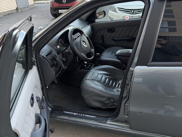 2008 Fiat Albea I Рестайлинг, серый, 215000 рублей - вид 6