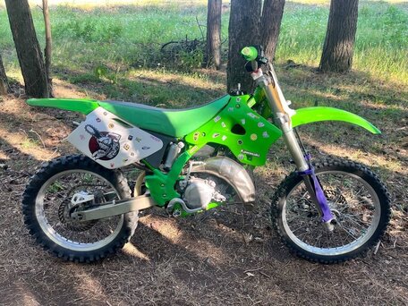 2007 Kawasaki KX 125, зелёный, 280000 рублей, вид 2