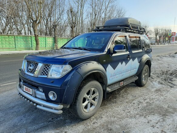 2007 Nissan Pathfinder III, синий - вид 16