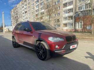 2009 BMW X5 35d II (E70), красный, 2300000 рублей, вид 4