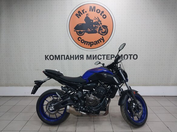 2017 Yamaha MT-07 (FZ-07), синий, 785000 рублей