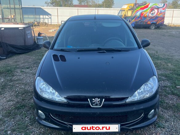 2007 Peugeot 206, чёрный, 410000 рублей - вид 1